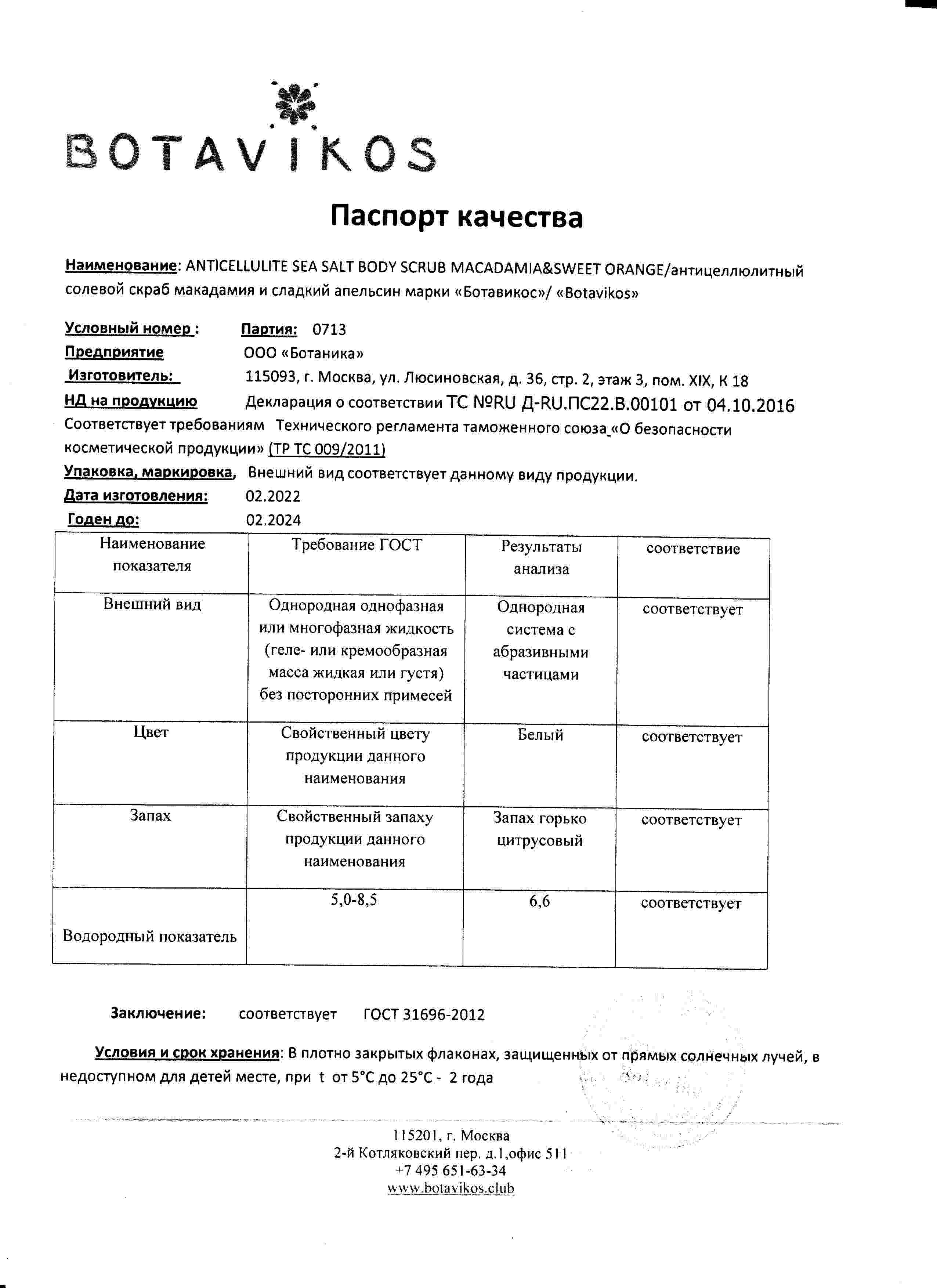 Паспорт №022022